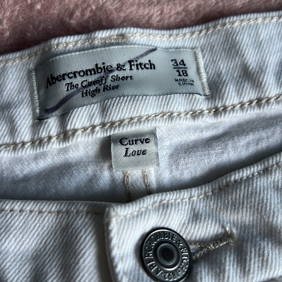 Abercrombie cut off shorts NWT 18 - Picture 2 of 5